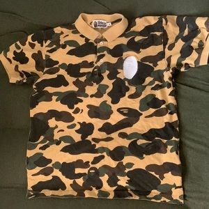 Bape polo size M Mens 100% authentic!